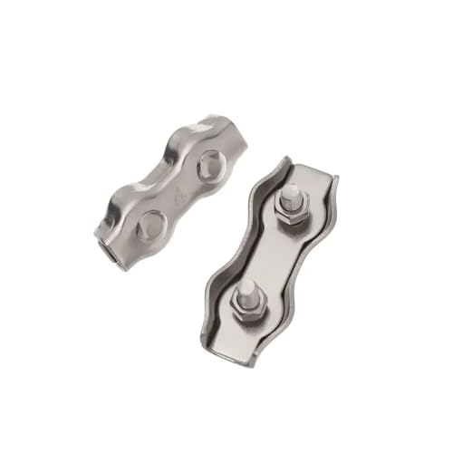 Drahtseilklammern Sattel Edelstahl Ei Form Bolzen Clip Seil Einfache Grip Anti-Rutsch Befestigung(M8) von TNBCCXN