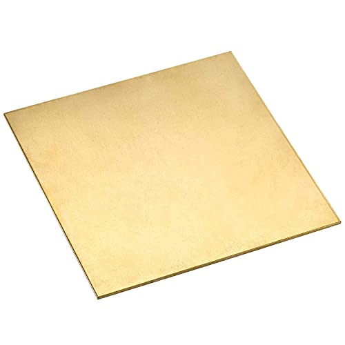 Messingblech 0,8 × 10 × 10 mm – 0,8 × 600 × 600 mm Messingblechplatte Industrieblech(0.8 * 100 * 100) von TNBCCXN