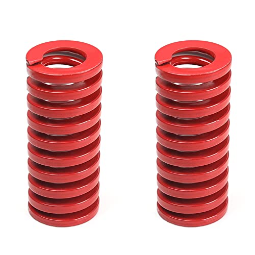 Metallfedern, Federn Compression Spring, 10mm OD 5mm ID 20mm Long Spiral Stamping Middle Load Compression Mould Die Spring for 3D Printer Accessories Mechanical Equipment Red Tone 2pcs von TNBCCXN