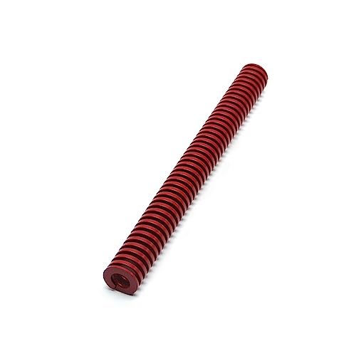 Metallfedern, Federn Compression Spring, 30mm OD 40mm Long Medium Load Compression Mould Die Spring for 3D Printer Electric Part Red 1PCS(301540mm)(3015300mm) von TNBCCXN