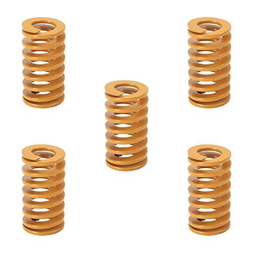TNBCCXN Metallfedern, Federn Compression Spring, 3D Printer Die Spring 14mm OD 7mm ID 25mm Long Spiral Stamping Light Load Heated Bed Springs Compression Mould Die Spring Yellow 5PCS TNBCCXN Metallfedern, Federn Compression Spring, 3D Printer Die Spring 14mm OD 7mm ID 25mm Long Spiral Stamping Light Load Heated Bed Springs Compression Mould Die Spring Yellow 5PCS von TNBCCXN