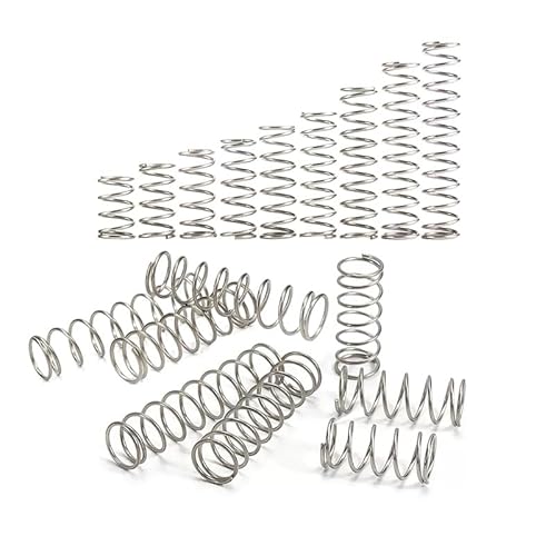 Metallfedern, Federn Stainless Steel Spring, Metal Springs 100pcs Mini Spring for Pens 10mm-30mm Long, Mini Return Springs OD 4mm-6mm, Stainless Steel Compression Spring for Shop and Home Repair(0.3mm Metallfedern, Federn Stainless Steel Spring, Metal Springs 100pcs Mini Spring for Pens 10mm-30mm Long, Mini Return Springs OD 4mm-6mm, Stainless Steel Compression Spring for Shop and Home Repair(0.3mm von TNBCCXN