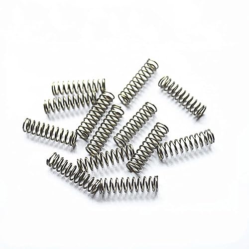 Metallfedern, Federn Stainless Steel Spring, Metal Springs 10Pcs Wire Dia 0.8mm 304 Stainless Steel Return Spring OD 8mm-16mm Springs Release Compression Spring Long 10-50mm(0.8 * 6 * 10) von TNBCCXN