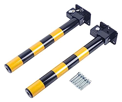 Parkplatz-Poller 2er-Packung faltbare manuelle Parkplatzbarriere Sicherheitspfosten abschließbar Auffahrt Parkplatz-Poller 2er-Packung faltbare manuelle Parkplatzbarriere Sicherheitspfosten abschließbar Auffahrt von TNBCCXN