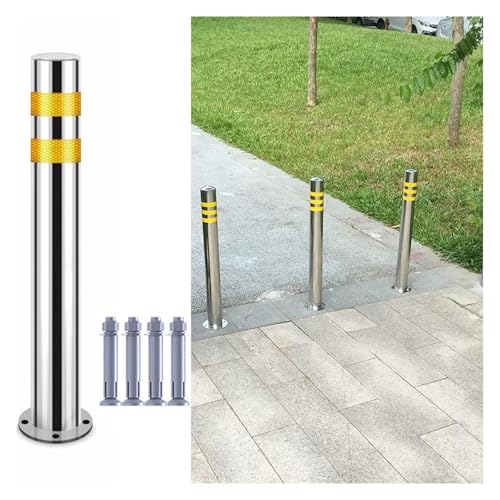 Parkplatz-Poller Pollerpfosten zur Kontrolle von Menschenmengen/Straßenpfosten/Leitkegel(2 Pack,75cm/29.5in) von TNBCCXN