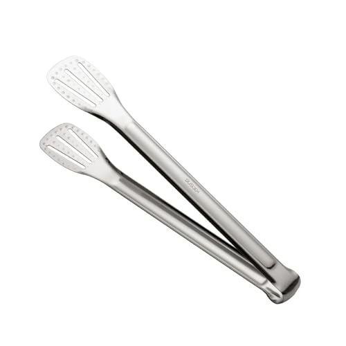 Salatzange 18-Styles Gold Edelstahl Hohl Grill Clamp Kochen Küche Zubehör(Style 30) von TNBCCXN