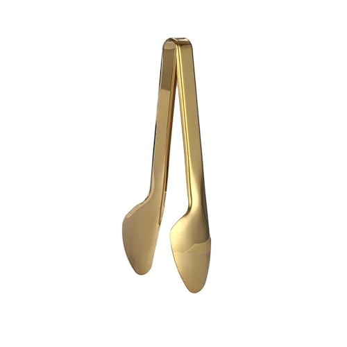 Salatzange 18-Styles Gold Edelstahl Hohl Grill Clamp Kochen Küche Zubehör(Style 5) von TNBCCXN