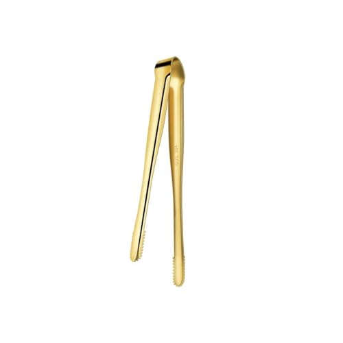 Salatzange 2Pcs Edelstahl Grill Zange Clip Kochen Pinzette for Lebensmittel Utensilien(Golden-24cm 2pcs) von TNBCCXN
