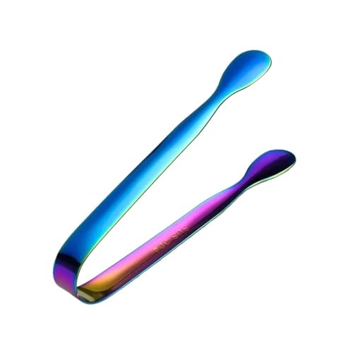 Salatzange Cube Zange Multicolor Edelstahl Eis Bäckerei Grill Küchenutensilien(Style-04-304-11cm) von TNBCCXN