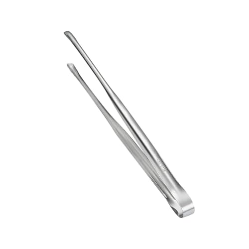 Salatzange Edelstahl Silber Küchenhelfer Campingbedarf Fleischclip(28cm 304) von TNBCCXN