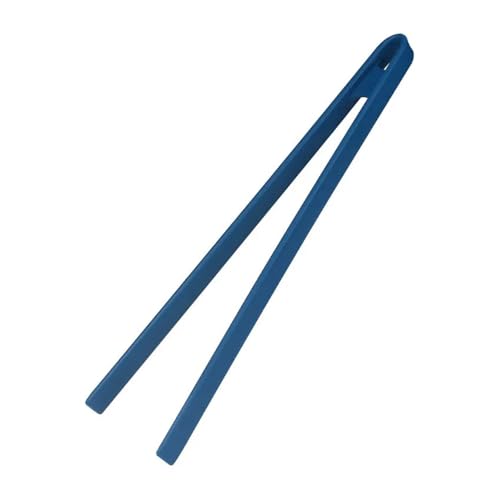 Salatzange Lebensmittel-Toastzange, Untersetzerzange, Küchenzange, rutschfeste Kochklammer, Grill(Navy Blue) von TNBCCXN
