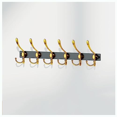 TNBCCXN Badezimmer Haken Garderobenständer zur Wandmontage – Robuster Kleiderhaken aus Edelstahl und Metall(6hooks) von TNBCCXN