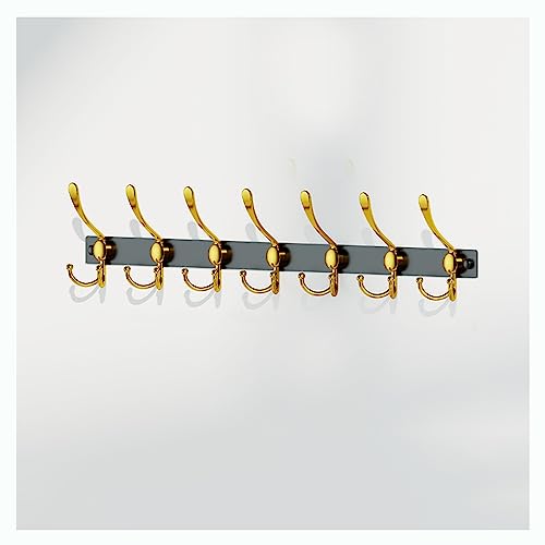 TNBCCXN Badezimmer Haken Garderobenständer zur Wandmontage – Robuster Kleiderhaken aus Edelstahl und Metall(7hooks) von TNBCCXN