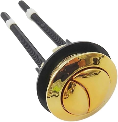Toilettenspülkastenknopf 1 stücke 38mm 46mm 57mm Gold for Spülventil Dual Flush, Home Werkzeug Teile(Fits 46mm-56mm Hole) von TNBCCXN