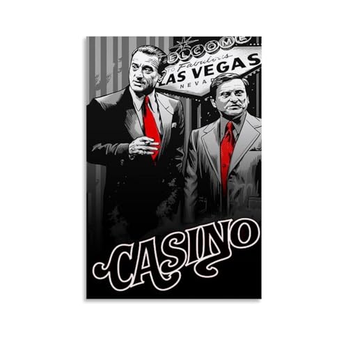 TNERPAR Casino Robert De NIRO Poster Poster Dekorative Malerei Leinwand Wandkunst Wohnzimmer Poster Schlafzimmer Malerei,Wandkunst Bilddruck Moderne Familienzimmer Dekor 12x18inch(30x45cm) von TNERPAR