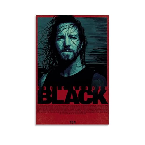 TNERPAR Eddie Vedder Singer Poster Dekorative Malerei Leinwand Wandkunst Wohnzimmer Poster Schlafzimmer Malerei,Wandkunst Bilddruck Moderne Familienzimmer Dekor 08x12inch(20x30cm) von TNERPAR