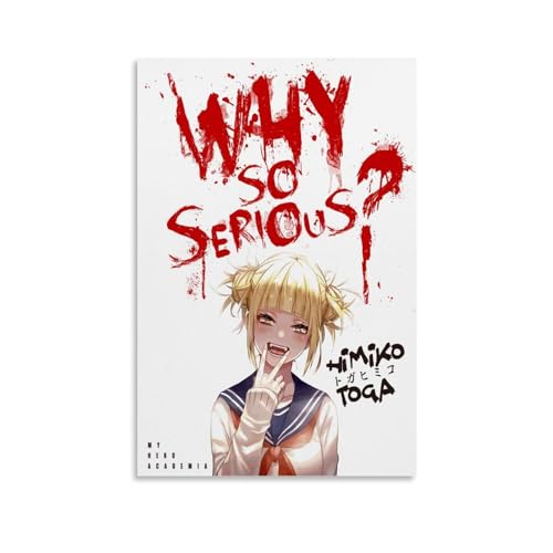 TNERPAR Himiko Toga Art Poster Dekorative Malerei Leinwand Wandkunst Wohnzimmer Poster Schlafzimmer Malerei,Wandkunst Bilddruck Moderne Familienzimmer Dekor 12x18inch(30x45cm) von TNERPAR