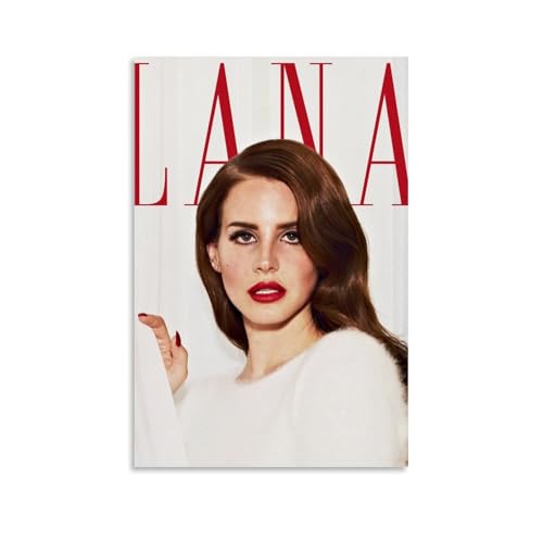 TNERPAR Lana Del Rey Poster Dekorative Malerei Leinwand Wandkunst Wohnzimmer Poster Schlafzimmer Malerei,Wandkunst Bilddruck Moderne Familienzimmer Dekor 08x12inch(20x30cm) von TNERPAR