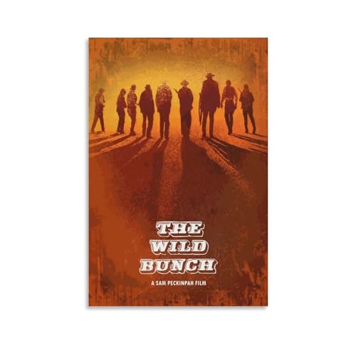 TNERPAR Movie Wild Bunch Poster Dekorative Malerei Leinwand Wandkunst Wohnzimmer Poster Schlafzimmer Malerei,Wandkunst Bilddruck Moderne Familienzimmer Dekor 12x18inch(30x45cm) von TNERPAR