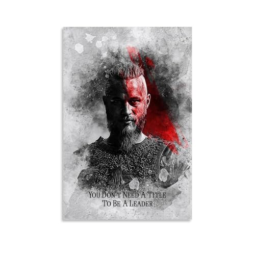 TNERPAR Vikings Art Poster Dekorative Malerei Leinwand Wandkunst Wohnzimmer Poster Schlafzimmer Malerei,Wandkunst Bilddruck Moderne Familienzimmer Dekor 12x18inch(30x45cm) von TNERPAR