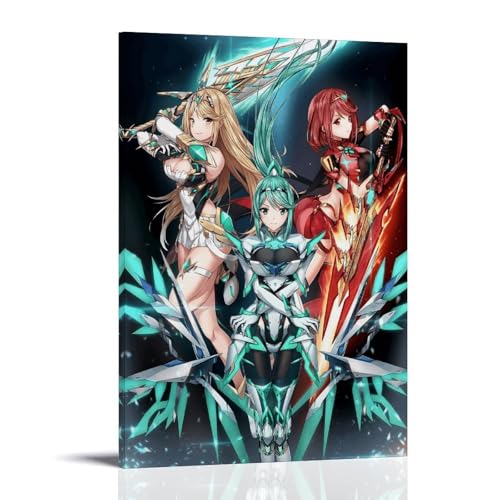 TNERPAR Xenoblade Chronicles Poster Dekorative Malerei Leinwand Wandkunst Wohnzimmer Poster Schlafzimmer Malerei,Wandkunst Bilddruck Moderne Familienzimmer Dekor 12x18inch(30x45cm) von TNERPAR