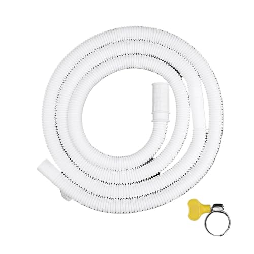 0,5–3 m Abflussrohr for Waschmaschine, Abflussrohre for Klimaanlagen, Haushaltshahn, verlängertes Abflussrohr, biegsames Kunststoffrohr(2M) von TNFMJSRXE