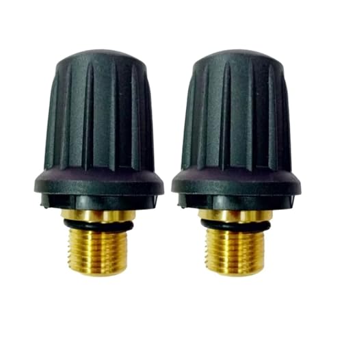 1/2 Stück Dampfreiniger-Sicherheitsventil aus Messing mit schwarzem O-Ring 6.363-279.0, kompatibel mit Karcher, 4.590-105.0 Kesselabdeckung, Küchengeräte for Zuhause(2pcs) von TNFMJSRXE