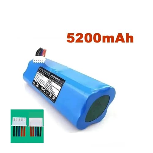 14,8 V 5200 mAh Akku, Kompatibel Mit Ecovacs, Deebot T5 T8 T9 T10 T20 DLX11 DLX13 DLN12 X1 X1omni X1turbo, Kehrroboter-Akku von TNFMJSRXE