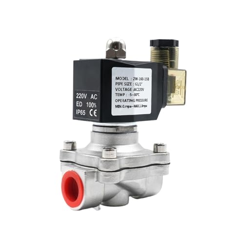 AC110V 220V 380V 24V DC12V 24V normalerweise geschlossenes Magnetventil, Wasserventile aus Edelstahl 304(3/4",AC110V_80℃) von TNFMJSRXE