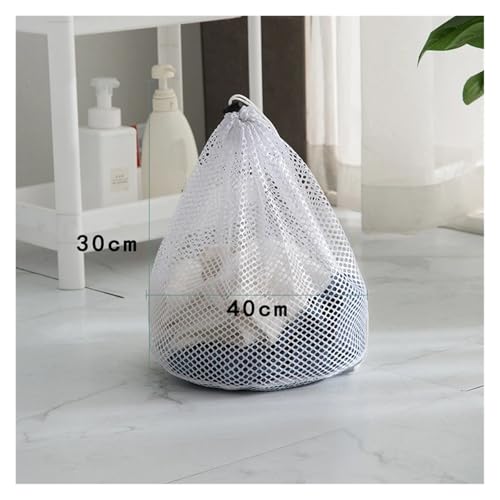 Big Size Large Washing Laundry Bag Mesh Organizer Net Dirty Bra Socks Underwear Shoe Storag Wash Machine Cover Clothes(C 30x40cm) von TNFMJSRXE