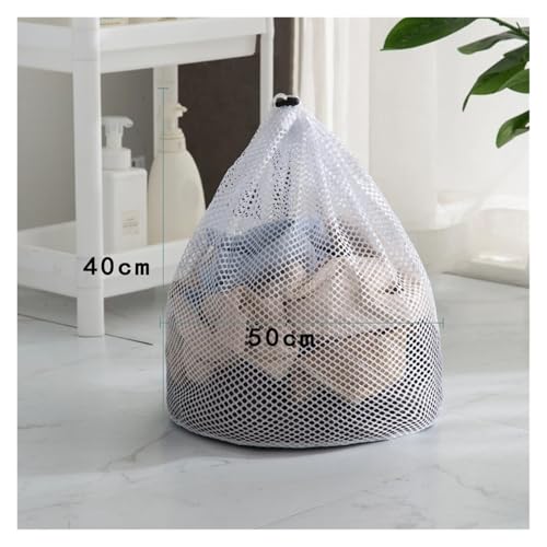 Big Size Large Washing Laundry Bag Mesh Organizer Net Dirty Bra Socks Underwear Shoe Storag Wash Machine Cover Clothes(C 40x50cm) von TNFMJSRXE