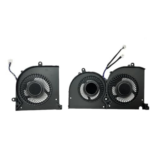 CPU-GPU-Kühlerlüfter, kompatibel mit MSI, GS75 P75 MS-17G1 MS-17G2 BS5005HS-U3I BS5005HS-U3J(PAIR) von TNFMJSRXE