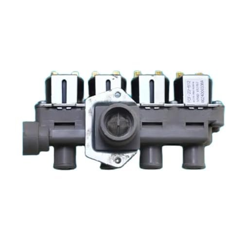 Einlassventil for Waschmaschine, kompatibel mit Haier, 0024000338 0024000338A 0024000404C, universelles Einzelkopf-Wassereinlass-Magnetventil for Waschmaschinen(0024000338A) von TNFMJSRXE
