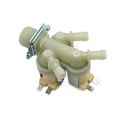 Einlassventil for Waschmaschine, kompatibel mit Samsung, Trommelwaschmaschinen-Wassereinlassventilschalter for 5220FR2075B-Magnetventil(2 PCS) von TNFMJSRXE