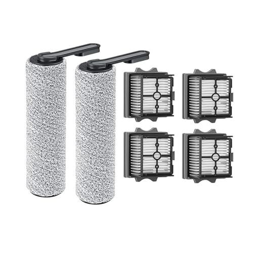Ersatzteile Filterwalze Bürste ，Kompatibel mit Tineco ，Floor ONE S5 Combo Cordless ，Staubsaugerzubehör(6PCSrown) von TNFMJSRXE