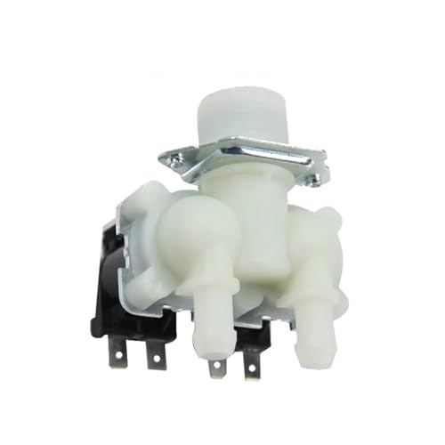 FPS-180A 1 In 2 Out Magnet-Wassereinlassventil, Kompatibel mit LG-Waschmaschinen, Kompatibel mit Midea, Kompatibel mit Little Swan, Kompatibel mit Haier, Maschinenventil, Doppeldüsenkopfventil von TNFMJSRXE