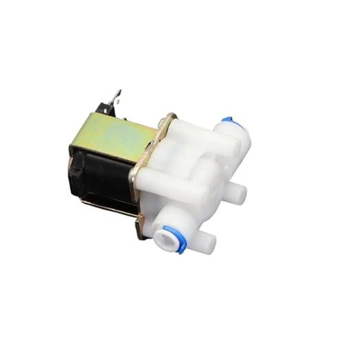 Kunststoff-Magnetventil 12 V 24 V 220 V 1/4 Zoll Schlauchleitung Schnellanschluss Wasserreiniger Trinkbrunnen Druckreglerschalter(Pressure Type,24V_CLOSED) von TNFMJSRXE