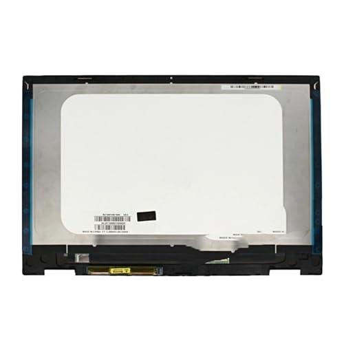 LCD-Bildschirmanzeigefeld, Touch-Digitizer-Lünettenbaugruppe, Ersatz, kompatibel mit HP, kompatibel mit Pavilion, X360 14-DW-Serie, 14 DW 14M-DW(1366x768) von TNFMJSRXE