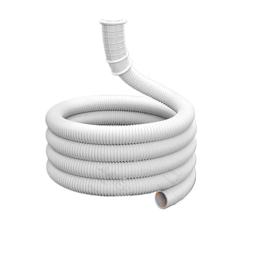 Universal-Ablaufschlauch for Klimaanlagen, Luftentfeuchter, Verlängerung 15–20 mm, zuschneidbares Wellrohr (weiß)(Ordinary-0.6m) von TNFMJSRXE