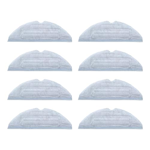 Wassertank-Tablett-Mopptuch, kompatibel mit Roborock, S7 S70, Roboter-Staubsauger-Zubehör(Original Mop 8PCS) von TNFMJSRXE