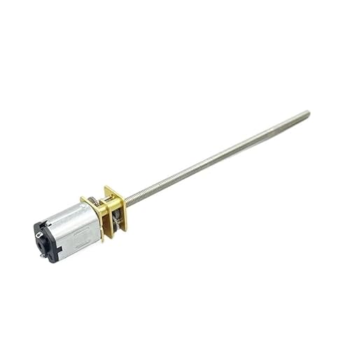 1PC N20 Full Metal Gearbox Gear Reducer electronic starter DC 8V 40RPM Slow Speed with 90mm Long M3 Screw Shaft von TNGNMGVSJ