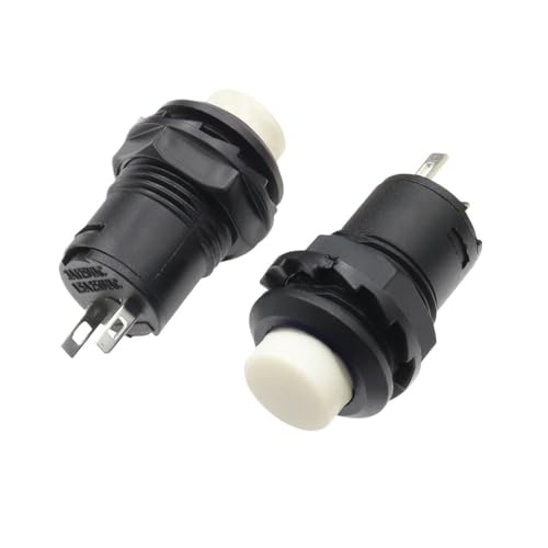 1PC WHITE Momentary Pushbutton Switches DS427 12mm OFF- ON Push Button Switch 3A /125VAC 1.5A/250VAC DS-427 von TNGNMGVSJ