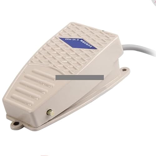 1Pcs EKW-5A-B Grey AC 380V 5A SPDT Momentary Control Foot Pedal Switch von TNGNMGVSJ