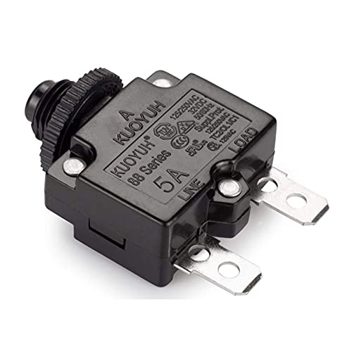 Leistungsschalter der Serie 5A 6A 7A 8A 9A 10A 12A 15A 20A 25A 28A Mini-Leistungsschalter, manueller Reset-Überlastschutzschalter(Color:6a,Size:No cap) von TNGNMGVSJ