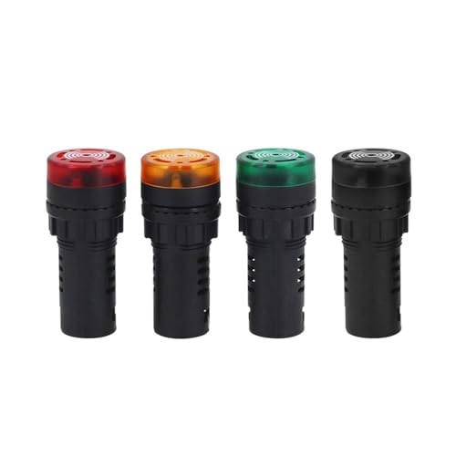 TNGNMGVSJ 10pcs 22mm Indicator Light AD16-22SM Intermittent Sound Flash Red Light 220V von TNGNMGVSJ