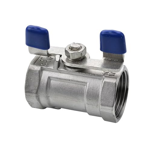 TNGNMGVSJ 1PC Ball Valve Stainless Steel SS304 Ball Valve 1/2" Way Small Ball Valve von TNGNMGVSJ