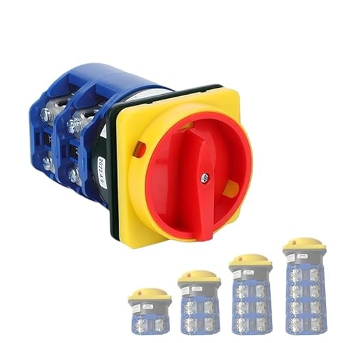 TNGNMGVSJ 1PC LW26GS-125A Padlock Off-ON Two Positions 1P 4Terminals Changeover Selector Rotary Cam Switch von TNGNMGVSJ