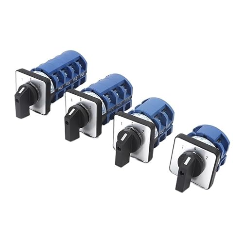 TNGNMGVSJ 1PC SZW26/LW26-63 63A 660V ON Off ON Rotary Change Over Cam Switch 3Phases 12 Terminals D303.3 von TNGNMGVSJ