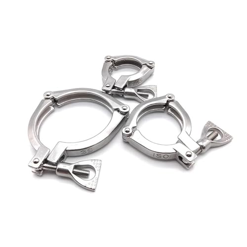 TNGNMGVSJ 1pc 1.5" SS304 Three Section Three Clamp Joint Ferrule 50.5mm Pipe Fitting Homemade Brew TNGNMGVSJ 1pc 1.5" SS304 Three Section Three Clamp Joint Ferrule 50.5mm Pipe Fitting Homemade Brew von TNGNMGVSJ