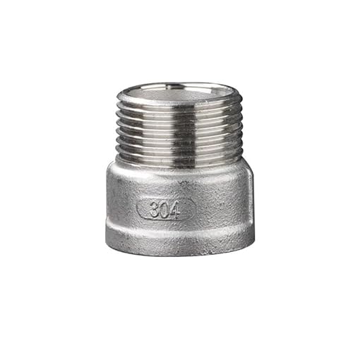 TNGNMGVSJ 1pc 304 Stainless Steel 1/2" Male Female Threaded Lengthened Equal Diameter Threaded Water Pipe Joint TNGNMGVSJ 1pc 304 Stainless Steel 1/2" Male Female Threaded Lengthened Equal Diameter Threaded Water Pipe Joint von TNGNMGVSJ